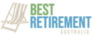 Best Retirement logo blue green and sand colours